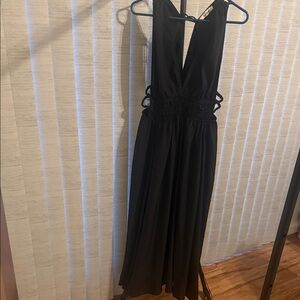 Blush Black Backless Dress